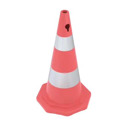 Cône Signalisation base large PVC